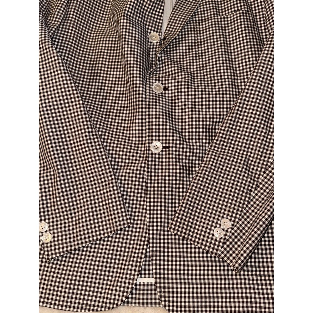 Brooks Brothers Black Fleece Brown Seersucker Sport Coat Mens 42 Thom Browne